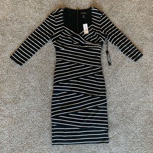 NWT White House Black Market 3/4 Sleeve Dress